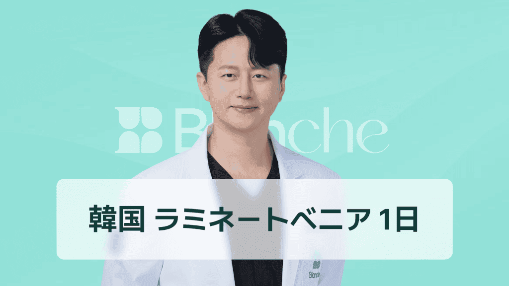 韓国 ラミネートベニア 1日